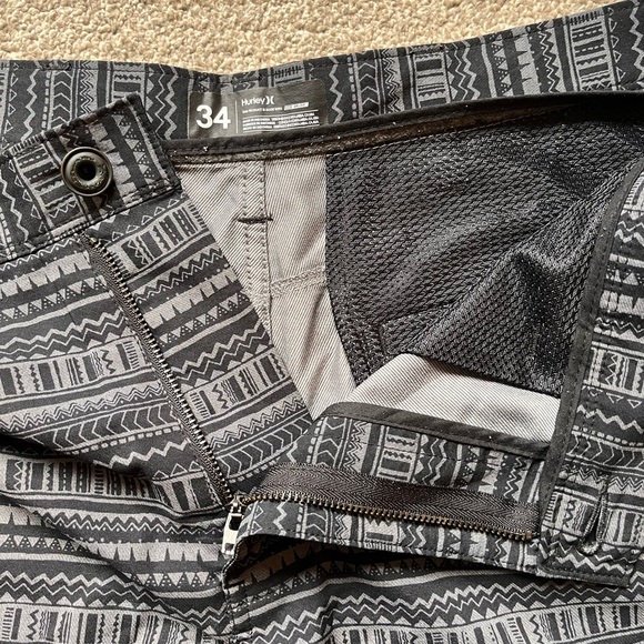 Mens Hurley Dri Fit Casual Walkshorts Size 34 - Picture 3 of 6